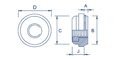 Floating Clinch Nut Diagram