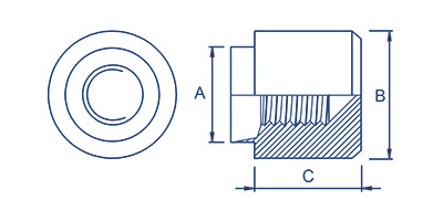 Tank Rivet Bush Diagram